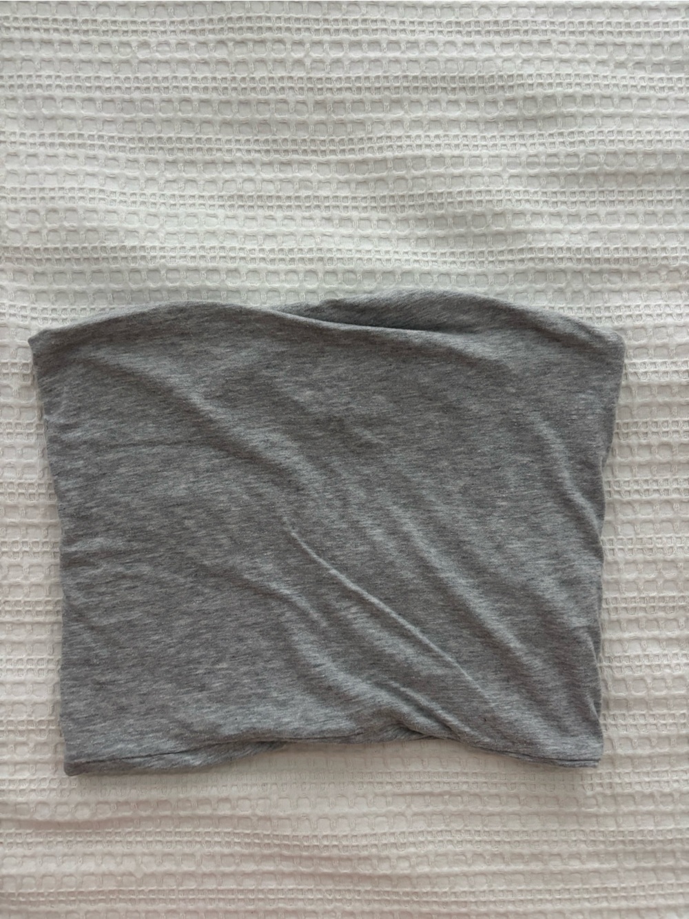 BRANDY MELVILLE gray cotton tube top